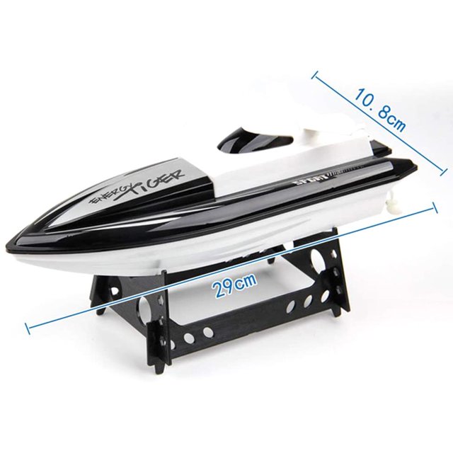Maoww 2.4G Remote Control Electric High Speed Boat USB Charging Kids RC Boat Water Toy No.3