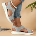 thumbnail image 4 of Sandales pour Femmes 2025 Sandales d'Été pour Femmes Sandales à Plateforme pour Femmes à Fermeture Éclair Rétro Confort Extérieur Sandales des Années 90 pour Femmes Porter Talons Hauts Sandales Poisson Bling pour Femmes Bouche, 4 of 9