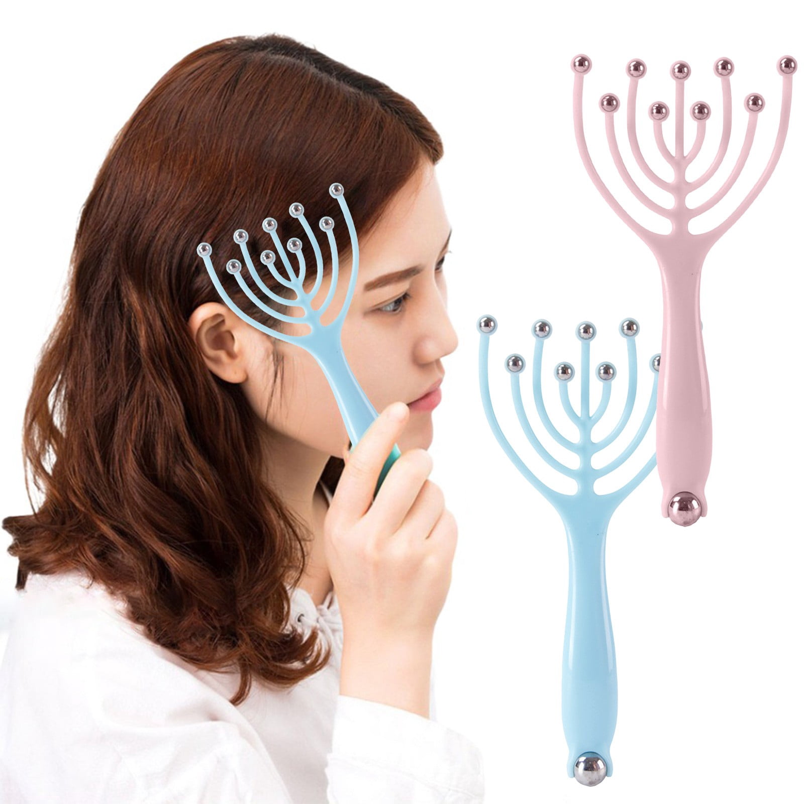 Holiday Gifts! Gspmoly Massage Gun, Scalp Protable Hand Spa Head for Relaxation Stress Deep Tissue Massager