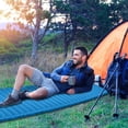 thumbnail image 3 of Goplus 3 Inch Inflatable Camping Sleeping Pad Waterproof & Comfortable Sleeping Mat Blue, 3 of 10