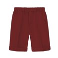thumbnail image 1 of Uniformes Scolaires Garçons Shorts Chino Courts Extensibles à devant Plat Performance Pantalons Garçons Rouge 170/15 Y-16 Y, 1 of 2