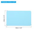 thumbnail image 2 of Unique Bargains 3.5' x 2' Blank Paper Business Cards, 90 Pack Small Index Flash Cards Words Message Note Card, Blue, 2 of 7