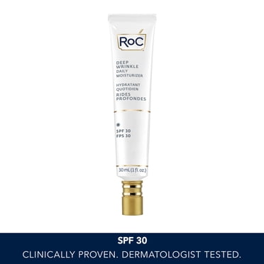 RoC Skincare - Retinol Correxion®️ - Deep Wrinkle - Daily Moisturizer - Sunscreen Broad Spectrum SPF 30 - 30ml