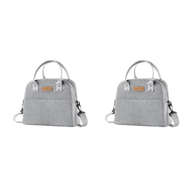 maskred Stay Organized And Efficient Insulated Work And School Multi-Purpose With Strap+Grey 2Set