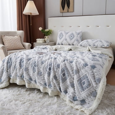 Fufafayo under $5 Bed Blanket 60x40 Inches, Ultra Soft Queen Size Throw Blanket for All Season, Cozy Plush Blanket for Bedroom Living Room Dorm Hostel Sofa Camping