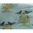 thumbnail image 4 of oneOone Georgette Viscose Fabric Bird & Tree Block Print Fabric BTY 42 Inch Wide, 4 of 4