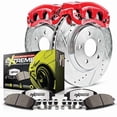 thumbnail image 1 of Power Stop Brake Kit K5411-36 1-Click Brake Kit; Z36 Extreme Carbon Fiber Ceramic Brake Pads; Silver Zinc Plated Cross-Drilled And Slotted Rotor; With Rotor/Brake Pad/Hardware, 1 of 6