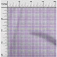 thumbnail image 1 of oneOone Silk Tabby Fabric Check Kasuri Print Fabric BTY 42 Inch Wide, 1 of 4