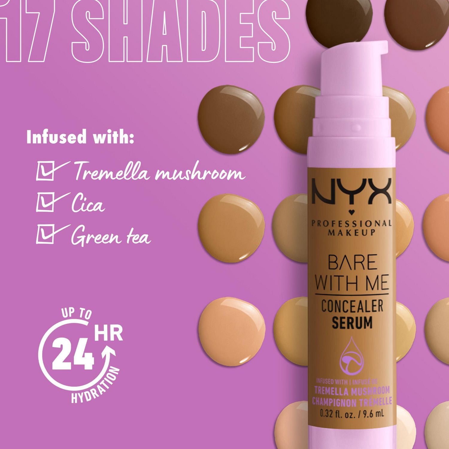 NYX Professional Makeup , Bare With Me, Sérum Correcteur