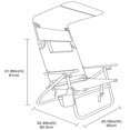 thumbnail image 3 of Mainstays Canopy Beach Chair, 3 of 9