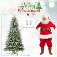 thumbnail image 3 of Costway 6 FT Artificial Christmas Tree Hinged Xmas Tree with 765 Branch Tips 280 Lights, 3 of 10