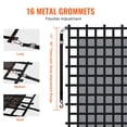 thumbnail image 3 of VEVOR Cargo Net Heavy Duty Cargo Net 120" x 105" Adjustable Buckles & S-Hooks, 3 of 8