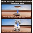 thumbnail image 3 of Car Phone Holder, Strong Magnetic Phone Mount for Car with Ultra Vacuum Suction, 360° Rotatable Cell Phone Accessories for iPhone 16/15/14/13/12 & Android, Perfect for Driving, 3 of 6