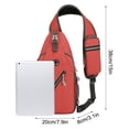 thumbnail image 4 of Fridja Sales！ Men's Chest Bag and Multi Functional Backpack Sports and Leisure Lightweight and Trendy Single Shoulder Bag Men's Fashion Student Crossbody Bag, 4 of 5