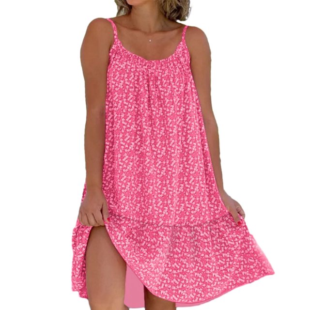 fastboy Robe d'Été Bohème Multifonction pour Tenue Décontractée Multifonction et Élégante Rose 2TG