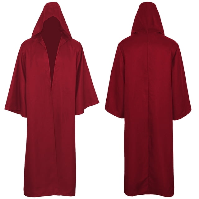 LSLJS Womens Adult Hooded Gown Long Sleeve Cloak Uniform, Cape Coat