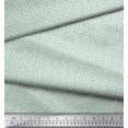 thumbnail image 2 of Soimoi Green Moss Georgette Fabric Stars Star Printed Fabric 1 Yard 42 Inch Wide, 2 of 3