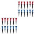 thumbnail image 3 of Langgg Lot de 12 pour T-Shirts de Golf Ballon en Plastique Support Stable Réutilisable Extérieur Intérieur Golf Sports Entraînement Pratique pour Golfeurs 6 Pcs Rouge+6 Pcs Bleu 76mm 2Ensemble, 3 of 6