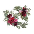 thumbnail image 2 of Abbracc 2 Pieces Artificial Wreath Artificial Floral Swag Simulation Garland Flower Swag E, 2 of 9