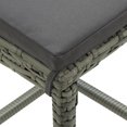 thumbnail image 5 of vidaXL Tabourets de Bar avec Coussins 4 Pcs Gris Rotin Poly, 5 of 5