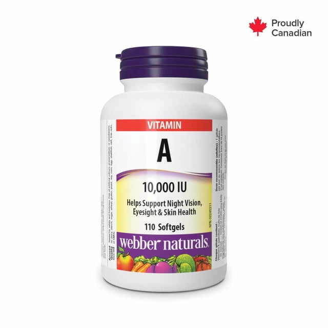 Webber Naturals Vitamin A 10,000 IU