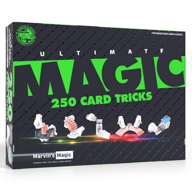 Marvin's Magic - Ultimate 250 Card Tricks Set | Children and Adults Magic Card Set | includes Illustrated Guide | Suitable for Age 8+