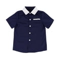 thumbnail image 1 of Birdeem Chemises pour Enfants Manches Courtes Graphique Uni Chemise Fine Décontractée pour Garçon de 3 à 11 Ans Chemise à Manches Courtes pour Enfants, 1 of 1