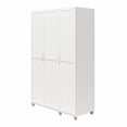 thumbnail image 3 of Systembuild Evolution Lory Framed 3 Door Wardrobe, White, 3 of 8