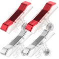 thumbnail image 4 of KAKOWELY phone trigger buttons 2 Pairs of Mobile Game Metal Controller Game Buttons Game Shortcut Shooting Button Handle Aim Key Joystick Shooter (1 Pair E9 Red Handle + 1 Pair E9 Silver Handle), 4 of 5