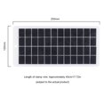 thumbnail image 2 of Labymos 5W 12V Polycrystalline Solar Panel Portable Solar Power Mini High Efficiency Solar Module with, 2 of 7
