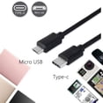 thumbnail image 2 of Type-C to Micro USB OTG Data Cable for Phone Charging and File Transfer 30cm 100cm, 2 of 8