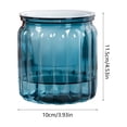 thumbnail image 3 of HHBEAUTY Elegant Translucent Hydroponic Plant Pots with Drainage Holes and Mesh Pad,Garden Planter with Efficient Control Suitable for Succulent Bonsais,Ideal for Living Room,Desktop,Lazy Gardening, 3 of 6