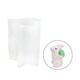 thumbnail image 1 of Bunny Candle Mold Decorative Clear Texture Eco-friendly Soap Candle Making Mold Easter Party Ornament, 1 of 5