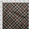 thumbnail image 2 of oneOone Polyester Lycra Fabric Tartan Check Fabric Prints By Yard 56 Inch Wide, 2 of 4