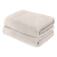 thumbnail image 2 of Fabstyles Super Soft Bath Sheets 2 Piece Set, Extra Large Bath towels, Cream, 2 of 2