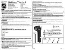 Step2 Spruce Mailmaster – Cache-poteau standard pour boîte aux lettres en bord de rue, avec doubles portes d'accès