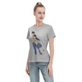 thumbnail image 4 of T-Shirt Basique à Manches Courtes pour Femmes Conan and Xiaolan, 4 of 6