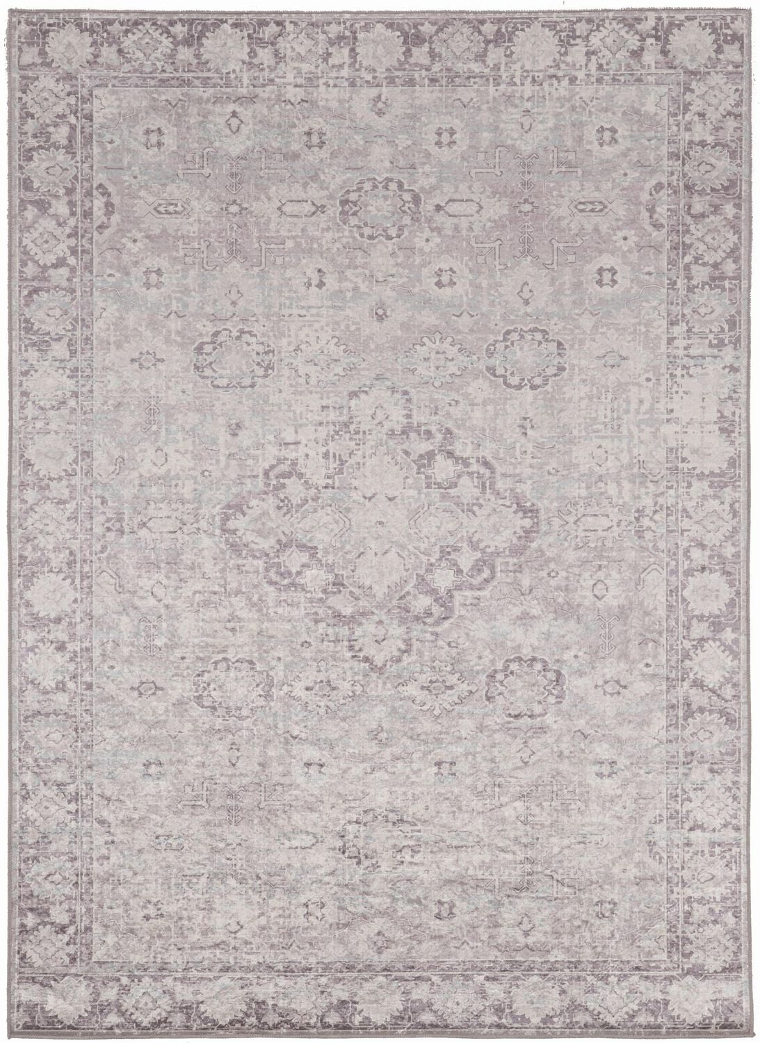 Tapis d'appoint Emerald Myer ivoire & or de 2 pi 2 po x 3 pi 2 po