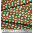 thumbnail image 3 of Soimoi Japan Crepe Satin Fabric Dots Small Print Fabric by Yard 42 Inch Wide, 3 of 3