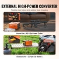 thumbnail image 4 of VEVOR PCP Air Compressor, 4500PSI/30Mpa Portable PCP Airgun Compressor with External Converter, DC12V, AC115V | Oil & Water-Free | Manual-Stop Air Rifle, 4 of 9