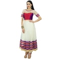 thumbnail image 1 of Bimba Robe Ethnique Indienne pour Femmes, Kurta Kurti Anarkali en Filet Longueur au Sol, 1 of 5