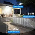 thumbnail image 4 of Solar Lights Outdoor Motion Sensor LED Super Bright Solar Powe Light with Lighting Modes Wireless IP Solar Wall Lights Security Lighting for Yard Deck Garage, 4 of 8