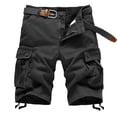 thumbnail image 2 of fartey Mens Plus Size Cargo Shorts Casual Multi Pockets 5 Inch Pants with Zipper Button Lightweight Fit Outdoors Half Trousers, 2 of 3