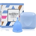 thumbnail image 1 of SHORDY Menstrual Cup (Blue), Single Pack (Small) with Box, 1 of 10
