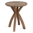 thumbnail image 1 of Kate and Laurel Soleyn Round Wood Side Table, 20x20x25, Natural, 1 of 5