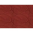thumbnail image 1 of Ahgly Company Tapis d'Intérieur Rectangulaires Transitionnels Rouges Lavables à la Machine, 2 Pieds x 4 Pieds, 1 of 7