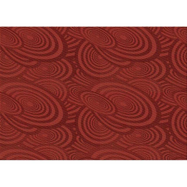Ahgly Company Tapis d'Intérieur Rectangulaires Transitionnels Rouges Lavables à la Machine, 2 Pieds x 4 Pieds