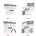 thumbnail image 2 of Electronicheart 84pcs/Bag Zipper Repair Kit Zip Slider Rescue Universal Zippers Clothes Bag Tent Fix Plier Sewing Tool, 2 of 8