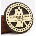 thumbnail image 1 of Personalized Save The Date Wooden Engraved Magnets 30 Rustic Wedding Annoucements, 1 of 2