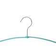 thumbnail image 4 of Solutions PRET Hanger - Sky Blue, Slim, Swivel Hook, Pack of 10, 4 of 4